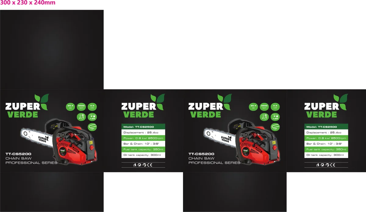 Motosierra Poda Zuper Pro Xp Cs2500 — foto 6