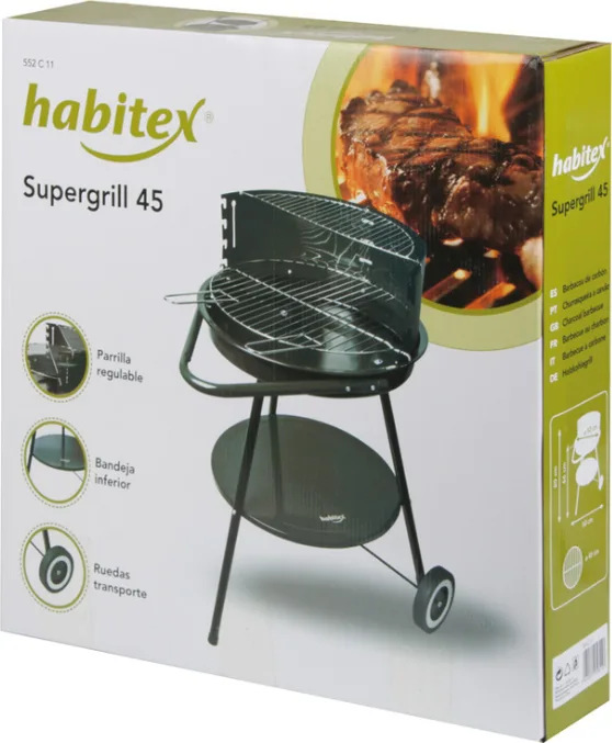 Barbacoa Carbón Habitex Supergrill 45 — foto 7