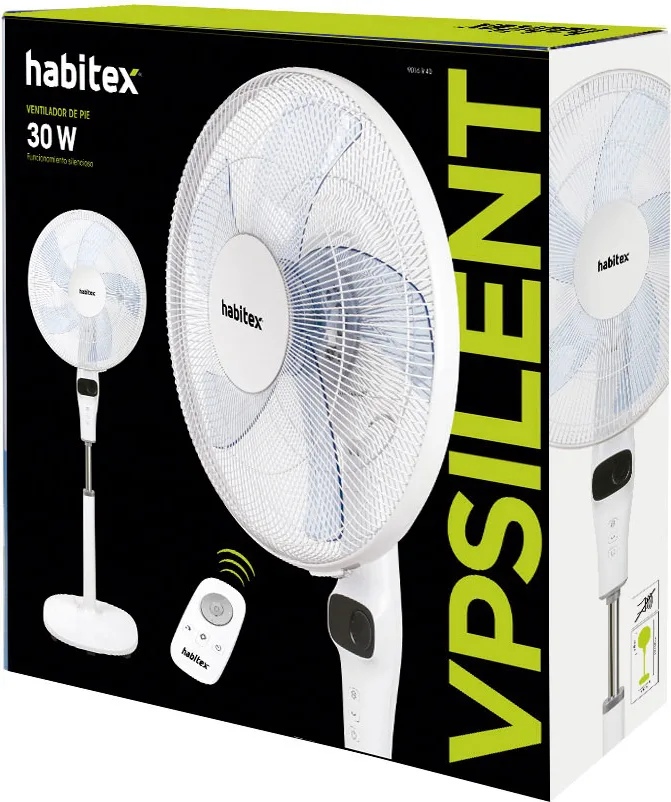 Ventilador Pie Vpsilent Habitex — foto 3