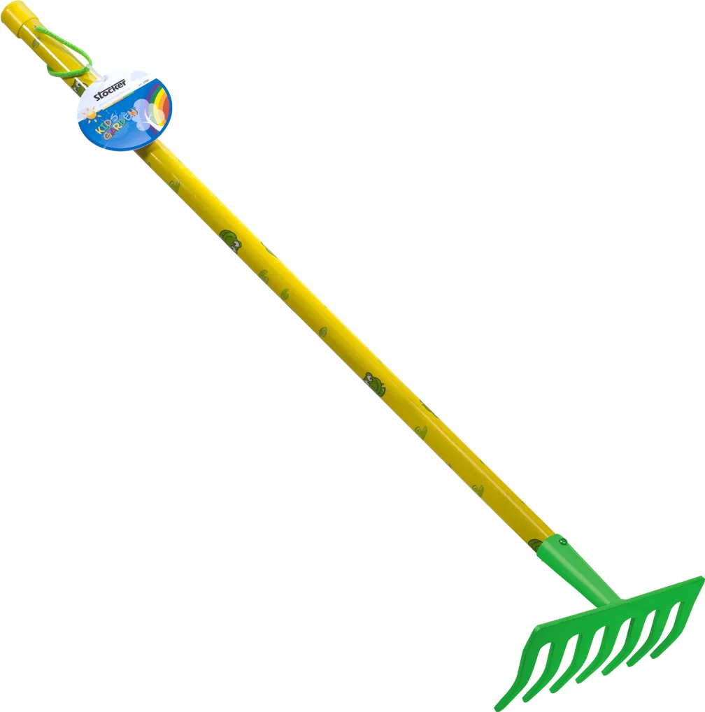 Rastrillo Kids Verde 7 Dientes Stocker