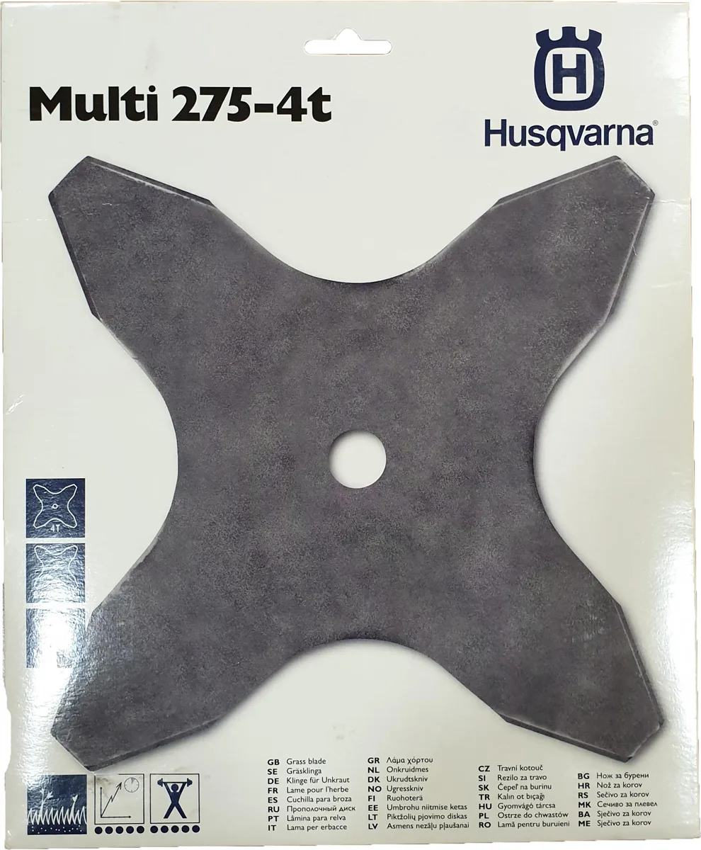 Cuchilla Disco Desbrozadora Husqvarna 4 Puntas