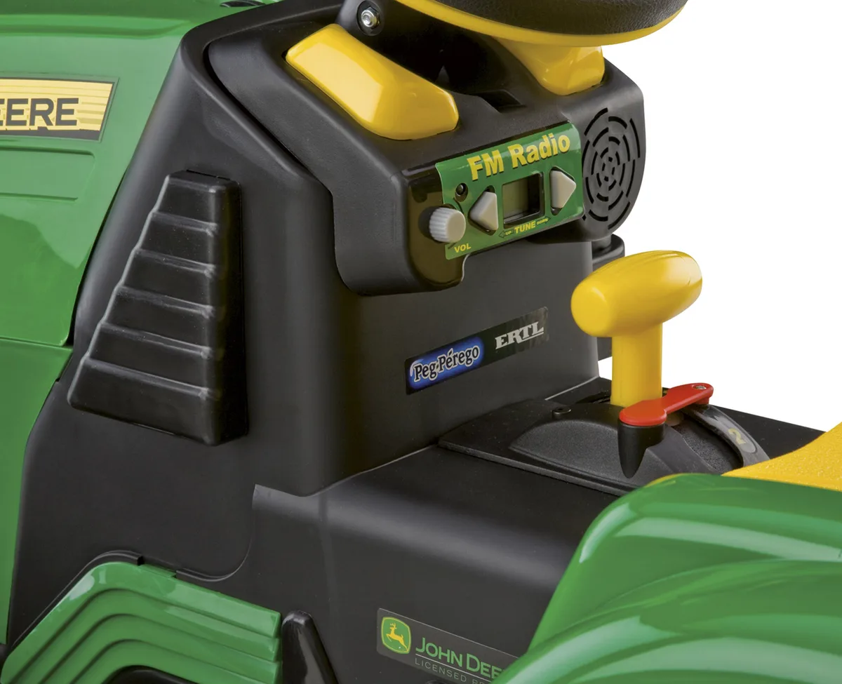 Tractor Electrico John Deere Ground Force con Remolque 12v — foto 6