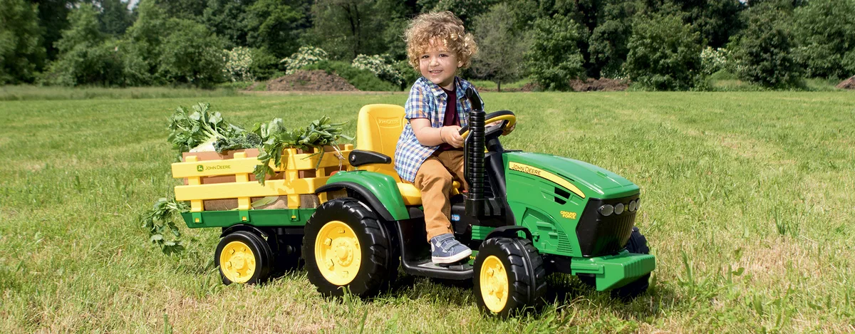 Tractor Electrico John Deere Ground Force con Remolque 12v — foto 8