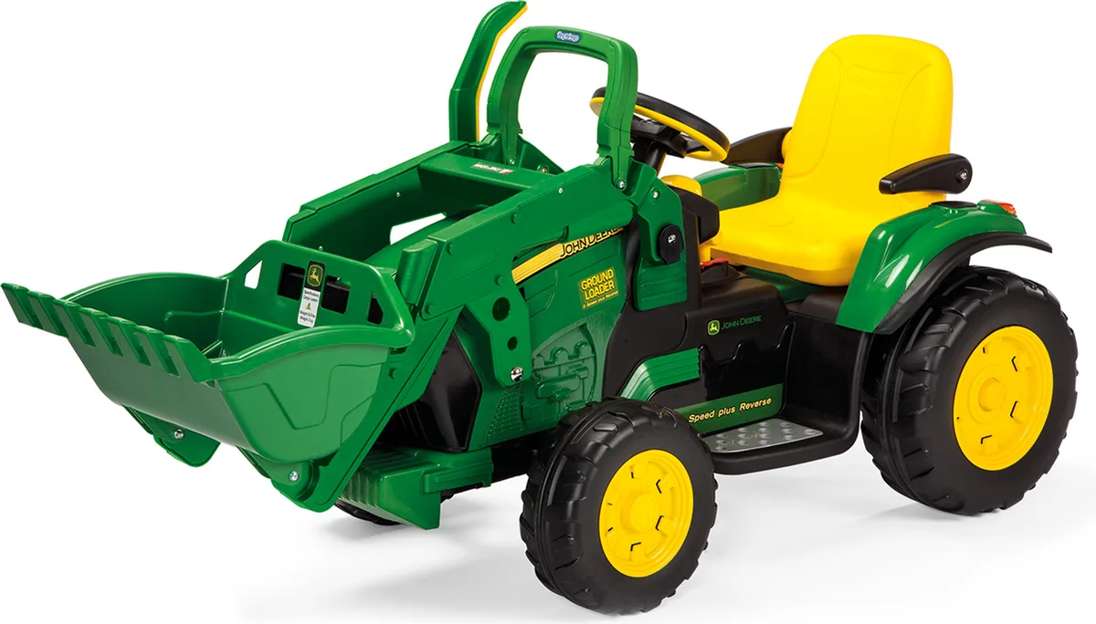 Tractor Electrico Excavadora John Deere Cargador Ground Loader 12v