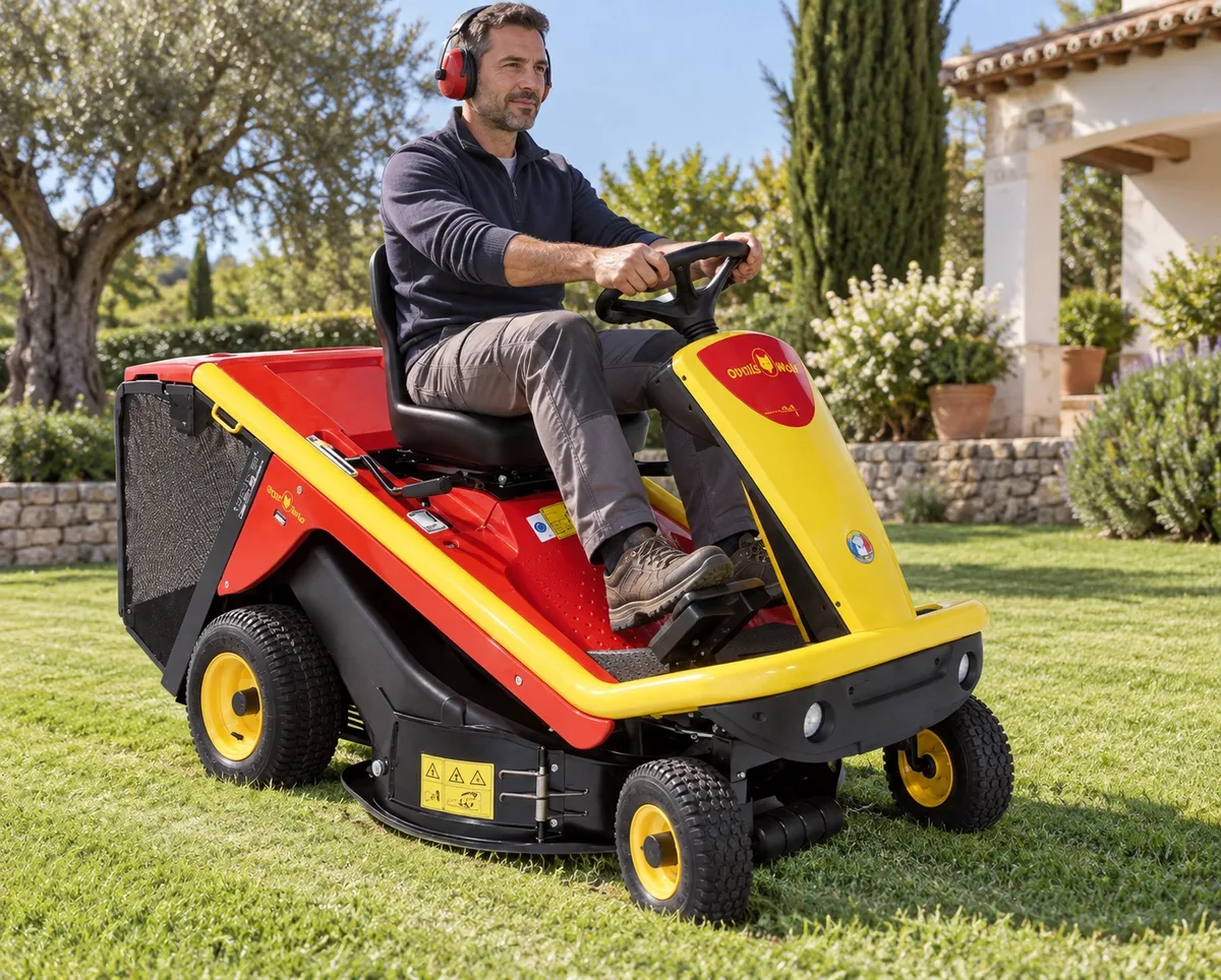 Tractor Cortacesped Outils Wolf  A80 B — foto 3