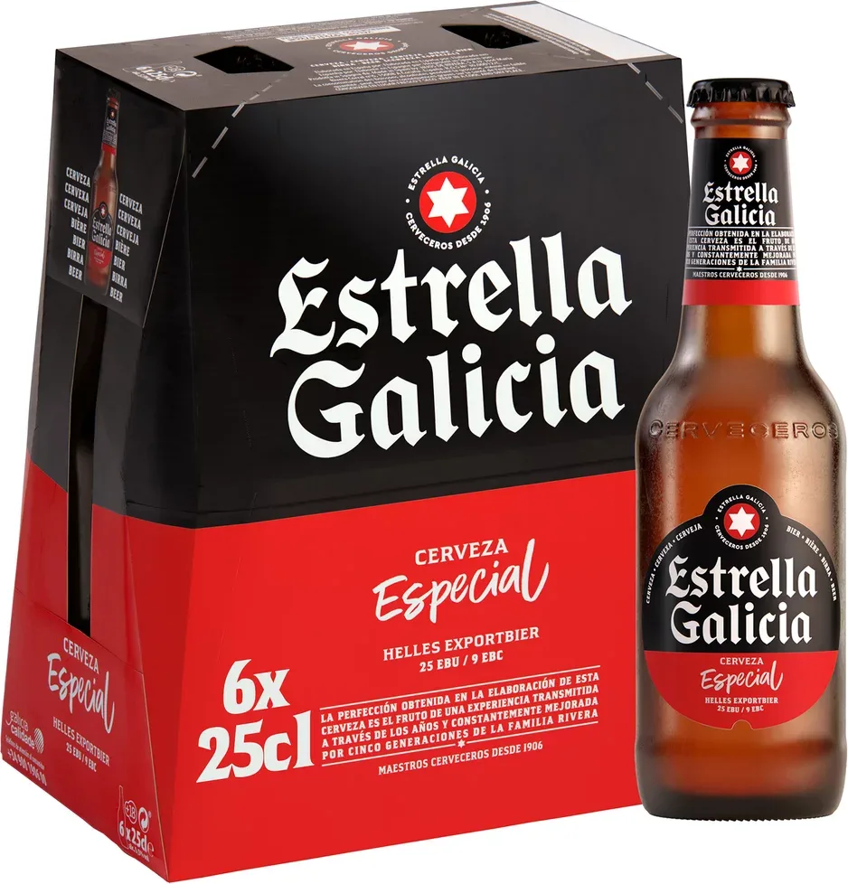 Estrella Galicia Botella 25 Cl Pack 6 unidades — foto 2