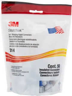 3m Conector Antihumedad 50 unidades 314 (600v)