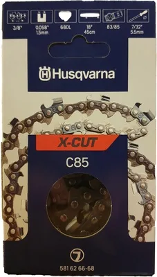 Cadena Motosierra Husqvarna C85 1.5mm Paso 3/8 68 Eslabones — foto 3