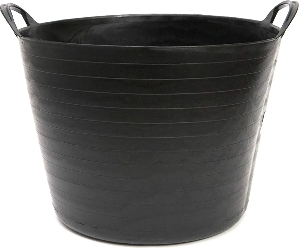 Cesto Vendimia / Capazo Plastico 42l Negro