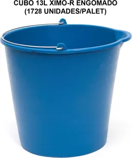 Cubo 13l Ximo-r Engomado Azul Reciclado