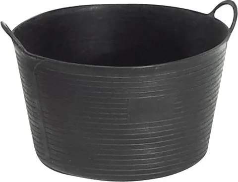 Cesto Vendimia / Capazo Plastico 30l Negro