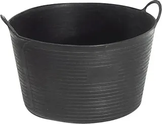 Cesto Vendimia / Capazo Plastico 30l Negro