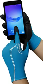 Guante Jardin Niños Adolescente Maxteen Azul Talla 10-12 Años