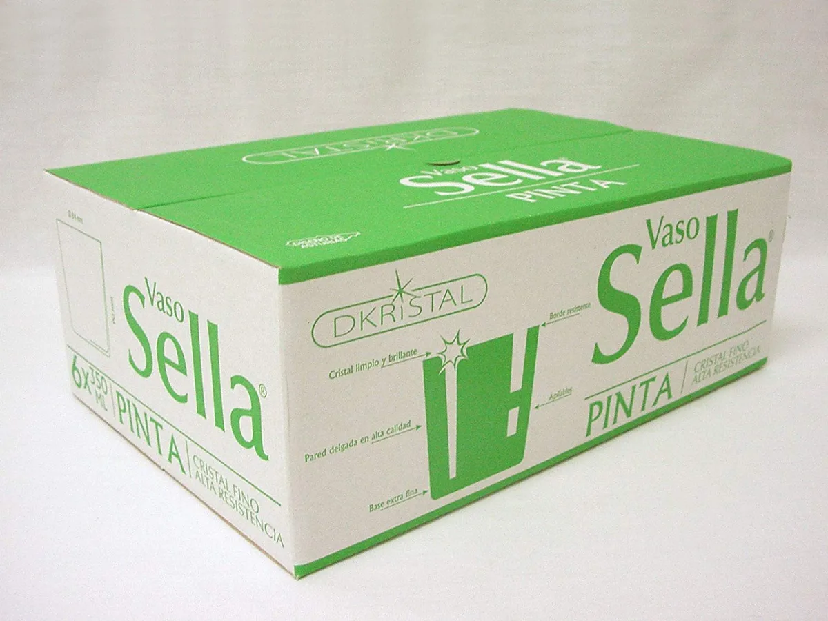 Vaso Pinta Sella 35cl 6 unidades — foto 3