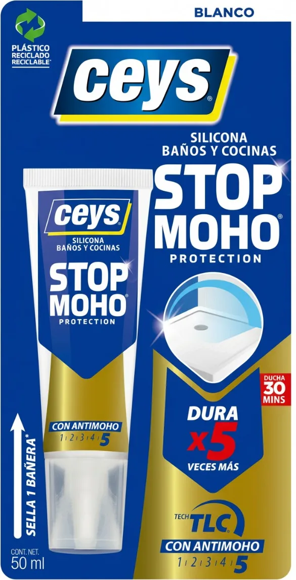 Ceys Silicona Stop Moho Blanco 50ml
