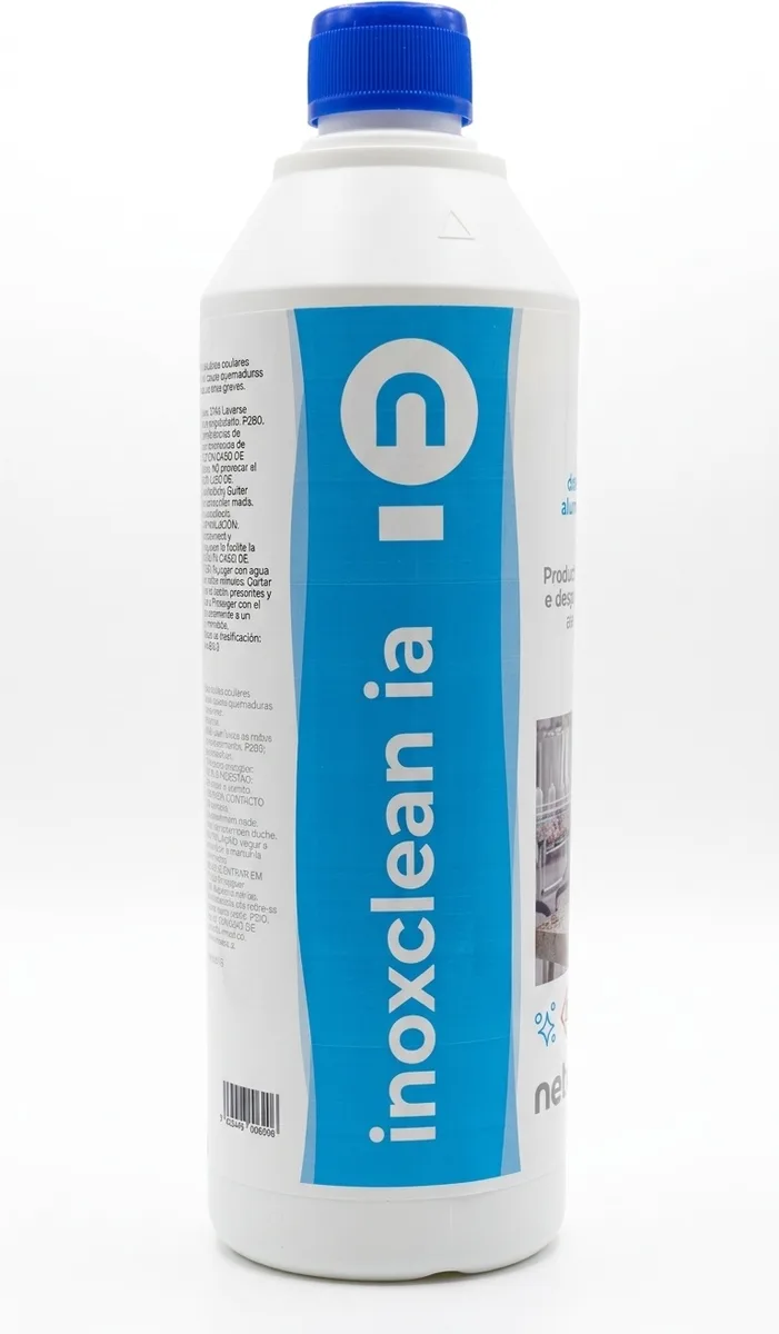Limpiador de Aluminio y Acero Inoxidable Inoxclean IA 1 Litro