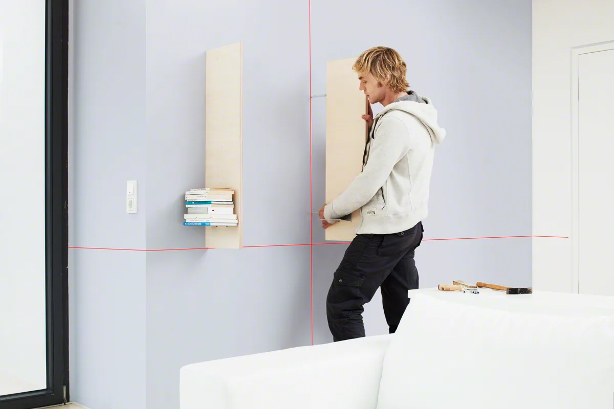 Bosch Nivel Laser de líneas cruzadas Quigo con pinza universal MM 2 — foto 2