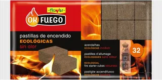 Caja de 24+8 Pastillas de Encendido Ok Fuego Ecologica
