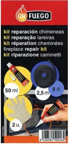 Kit Reparacion Chimeneas y Estufas Diametro 8 Okfuego — foto principal