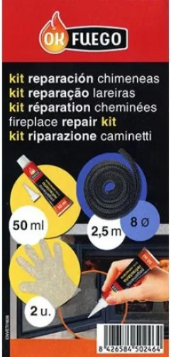Kit Reparacion Chimeneas y Estufas Diametro 8 Okfuego — foto 2