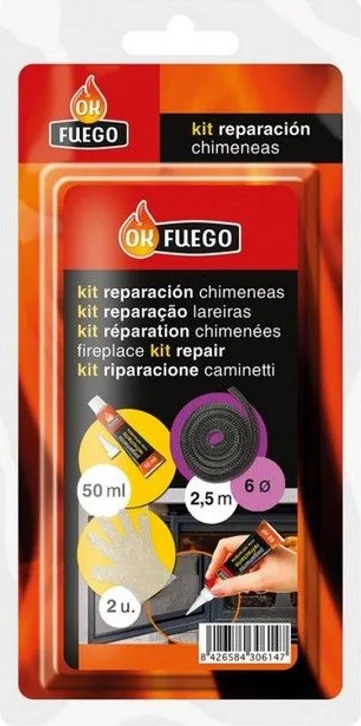 Kit Reparacion Chimeneas y Estufas Diametro 6 Okfuego