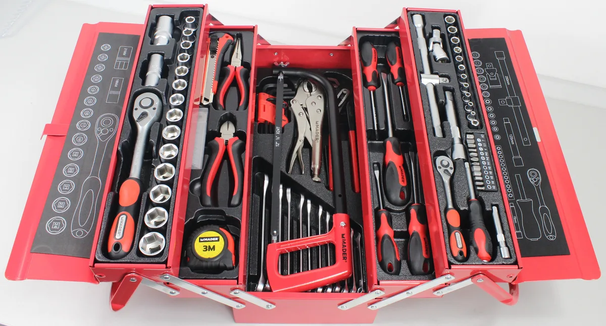 Caja Herramientas Taller Mader Completa 92 Piezas — foto 4