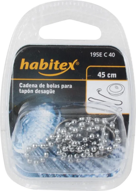 Cadena Tapon Lavabo 40cm — foto 3