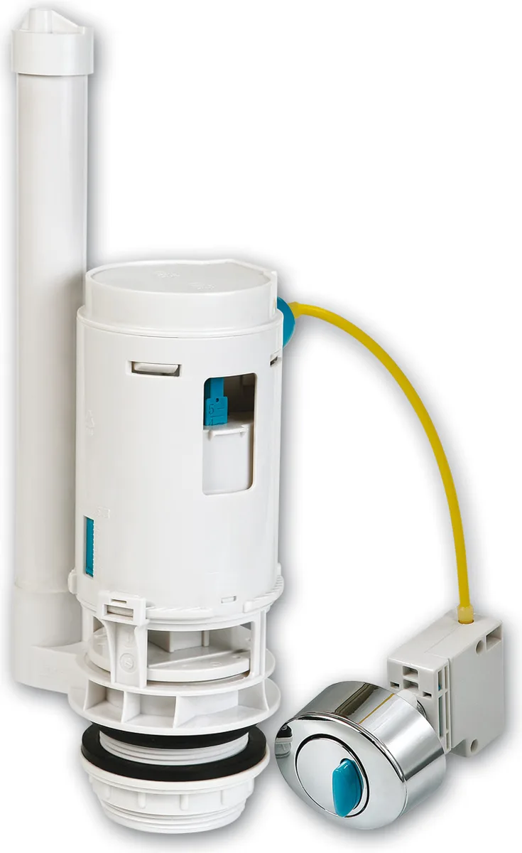 Descarga Cisterna Wc Ecológica Doble Pulsador con Cable Transmisor