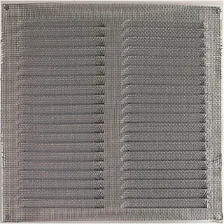 Rejilla Ventilacion Alum.20x20 Plata Mosquitera
