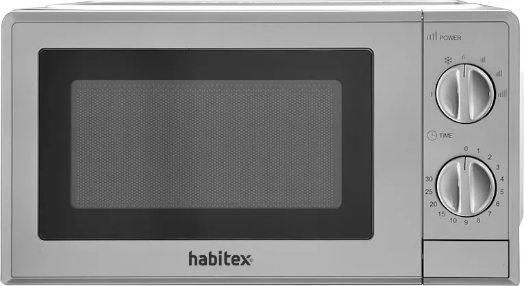 Microondas 20 L.700w Mecanico Cromado Habitex