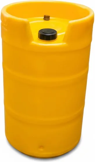 Barril Plastico Sidra 50 Litros Amarillo