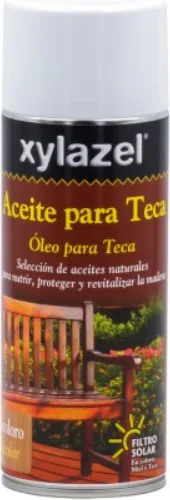 Aceite para Teca en Spray  Incoloro Xylazel 400 ml — foto 2