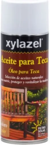 Aceite para Teca en Spray  Incoloro Xylazel 400 ml