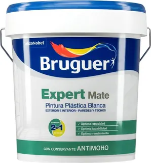 Pintura Plastica Mate Blanca Expert Bruguer 750ml