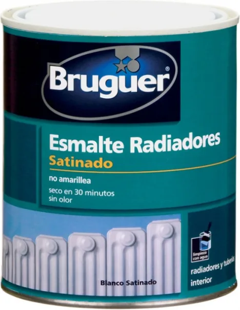 Esmalte Blanco Satinado Bruguer para Radiadores 750ml
