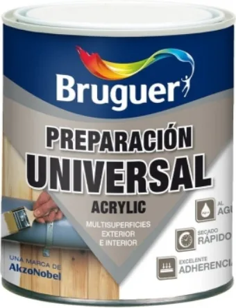 Preparacion Universal Acrilica Bruguer Blanco 750ml