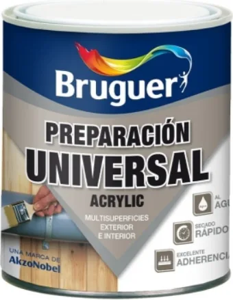 Preparacion Universal Acrilica Bruguer Blanco 750ml — foto 2