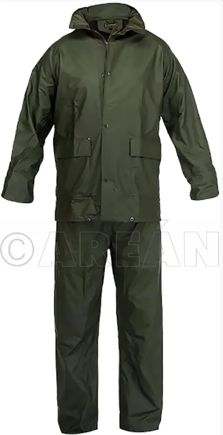 Traje de Agua Pu Verde Orework Extra Resistente y Ultraligero
