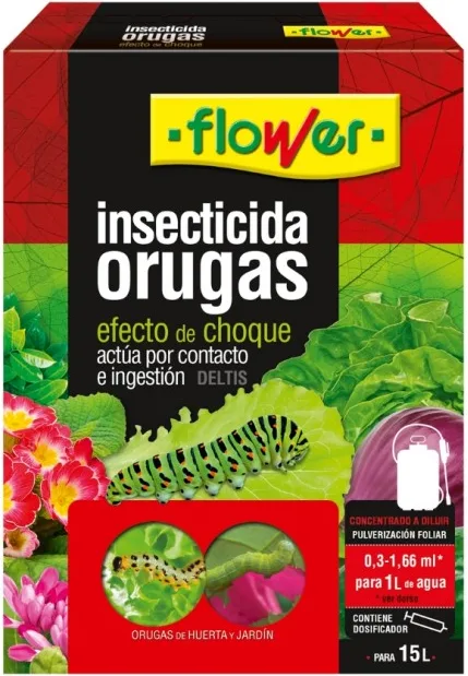 Insecticida Antiorugas 50ml Flower