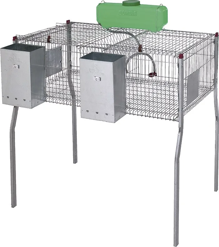 Jaula para Conejos Penta 2 Suelo Metalico