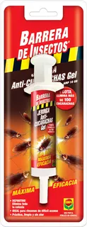 Barrera de Insectos Jeringa Anti-Cucarachas Gel 10 gr