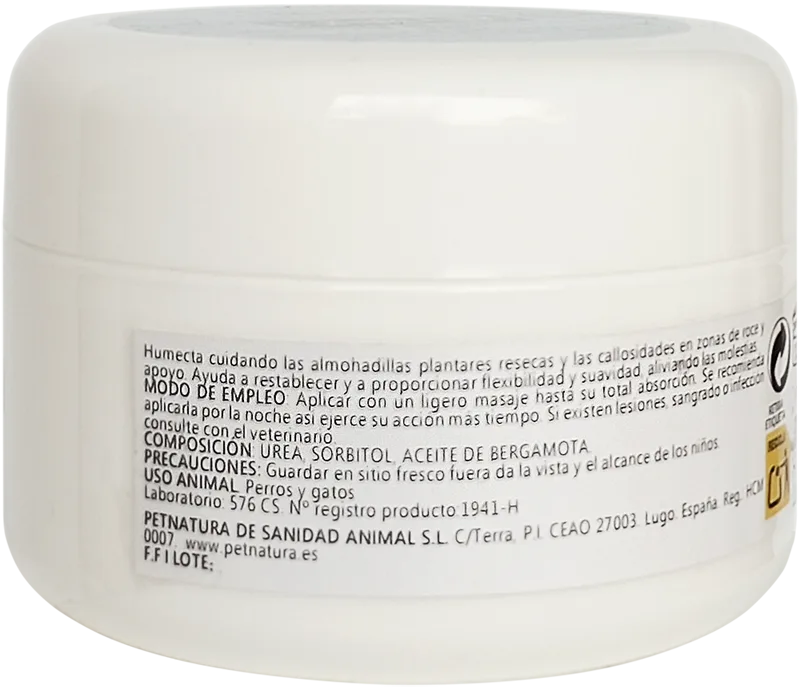 Crema Humectante de Almohadillas Plantares y Callosidades Pet Natura 75ml — foto 4