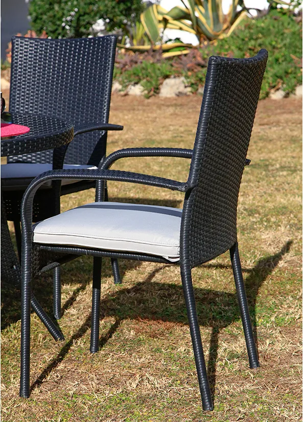 Silla Jardin Modelo Formentera con Ratan Sintetico + Cojin — foto 2