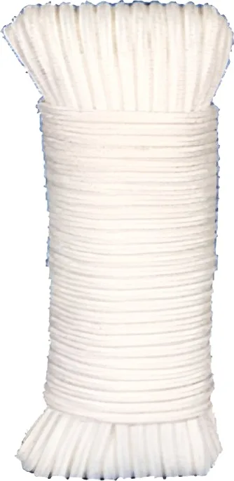 Cuerda Poliéster / Trenzado Blanco 4mm 15 metros