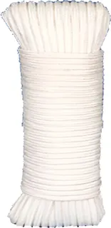 Cuerda Poliéster / Trenzado Blanco 4 mm 25 metros