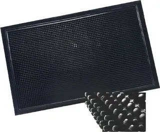 Felpudo  Goma Cepillo 3. 69x44 cm.