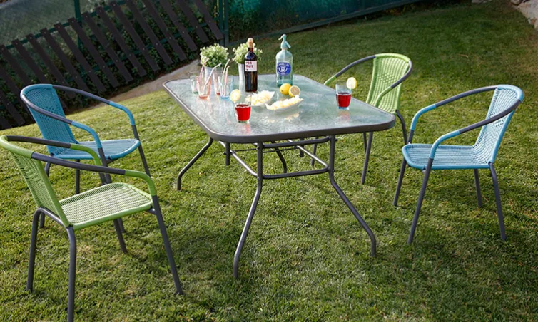 Mesa Rectangular Jardín Basic 142x90 cm — foto 3