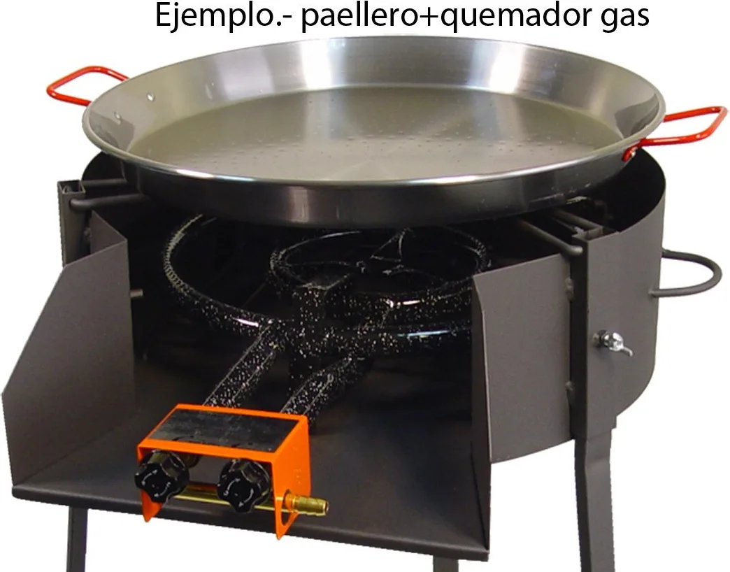 Barbacoa Redonda 70 cm con Soporte para Paella — foto 2