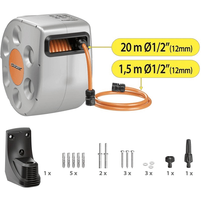 Enrollador Manguera Automatico Rotoroll Evolution 30m Claber — foto 3