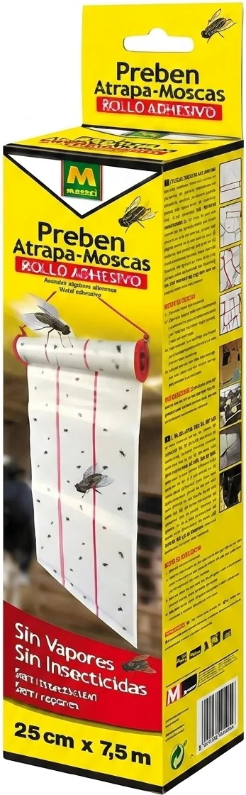 Rollo Adhesivo Atrapamoscas